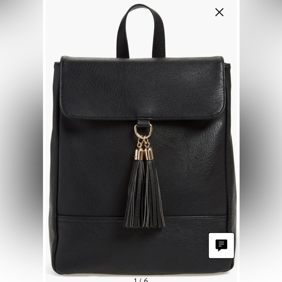 NWT Leather Tassel Backpack - Picture 1 of 13